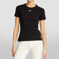 Off-White Black Cotton Women T-Shirt