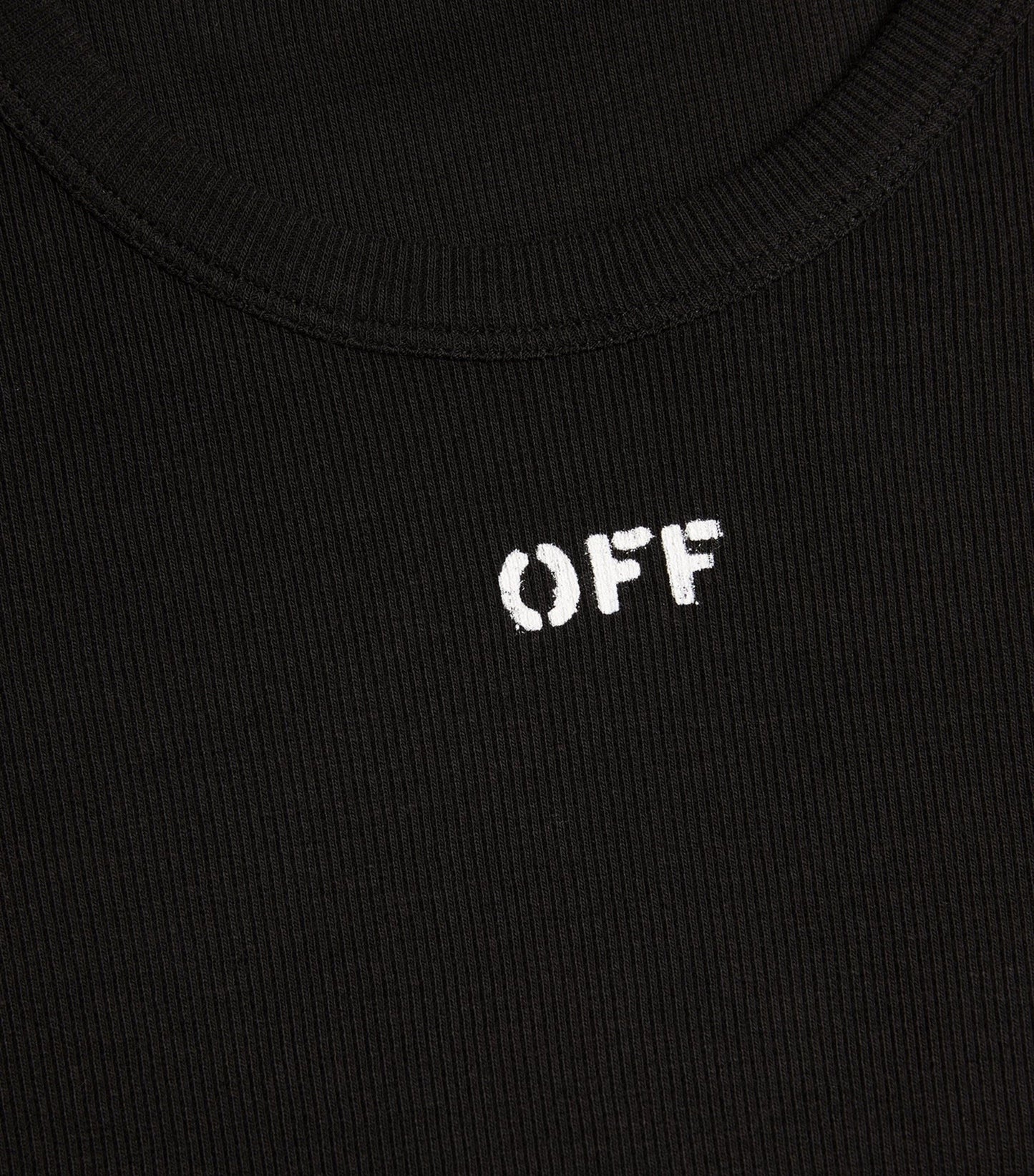 Off-White Black Cotton Women T-Shirt