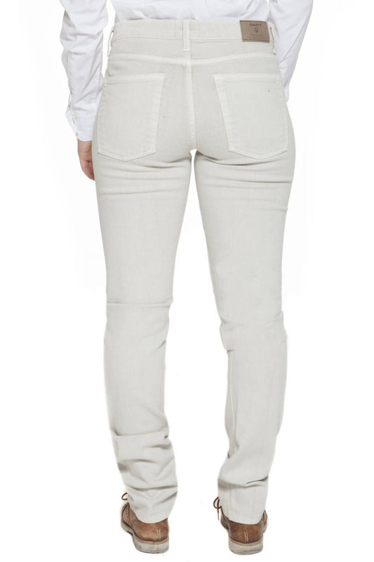 Gant Beige Cotton Women's Trouser