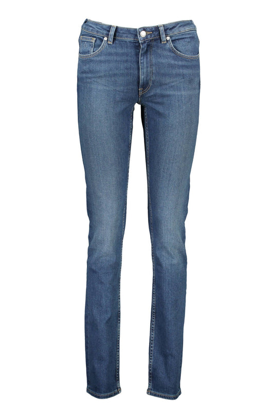 Gant Blue Cotton Women Jeans