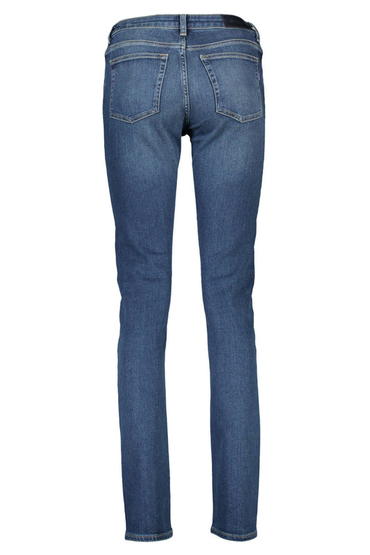 Gant Blue Cotton Women Jeans