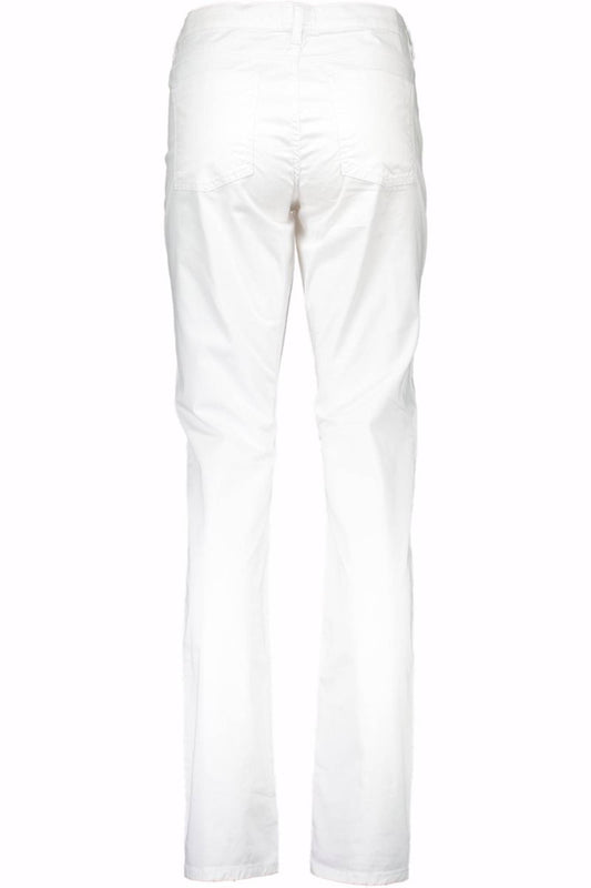 Gant White Cotton Women Pants