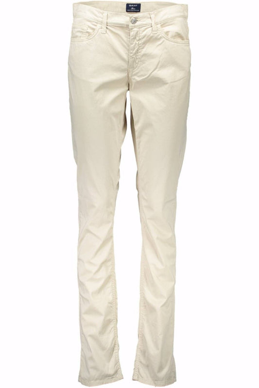 Gant Beige Cotton Women Pant