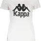 Kappa White Cotton Women T-Shirt