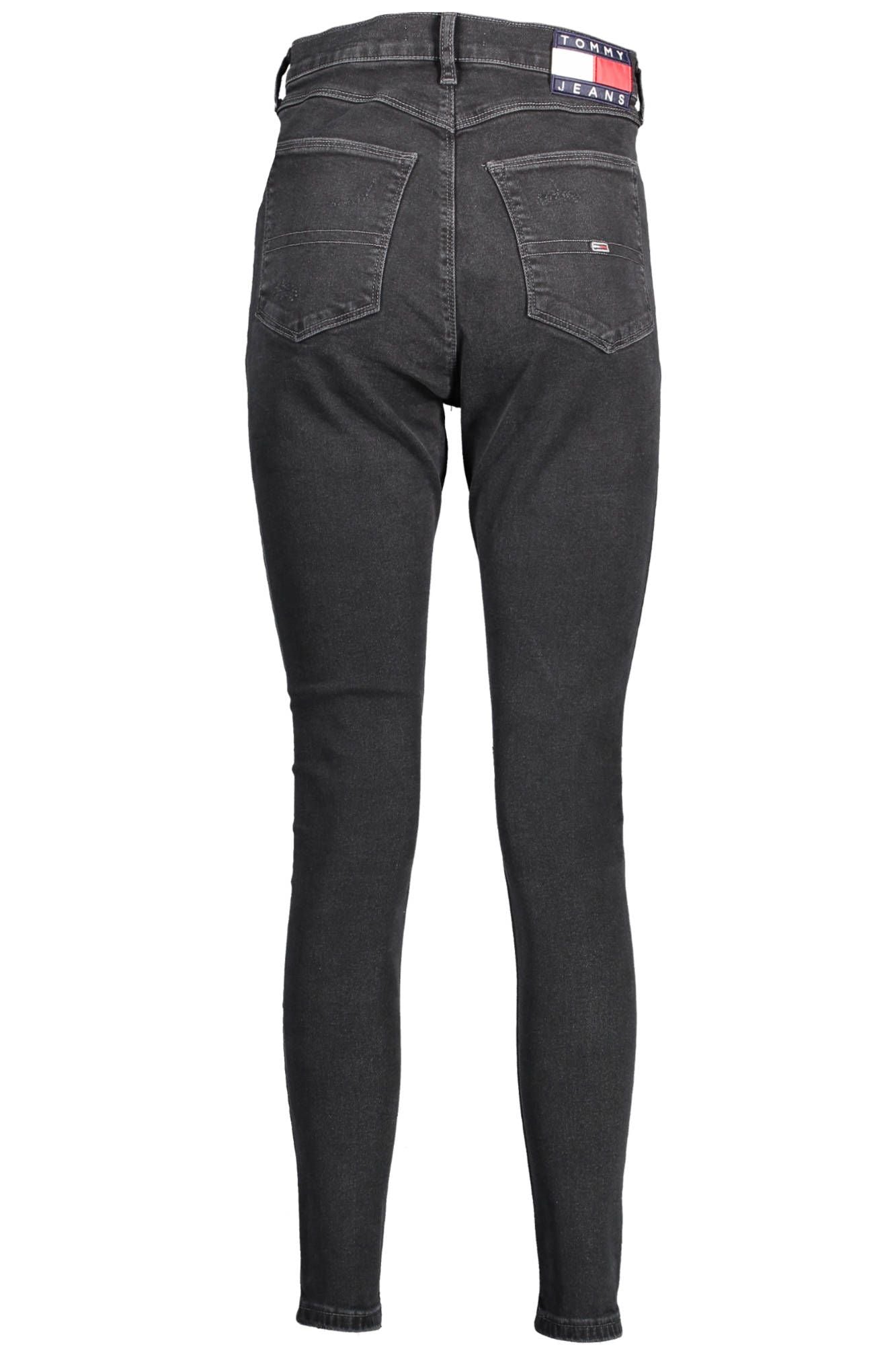 Tommy Hilfiger Black Cotton Women Jeans