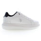 U.S. POLO ASSN. White Polyester Women Sneaker