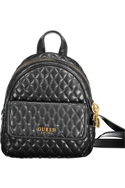 Guess Jeans Black Polyethylene Women Backpack