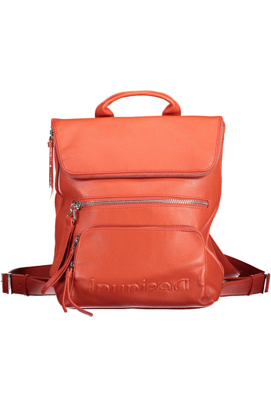 Desigual Red Polyurethane Women Backpack