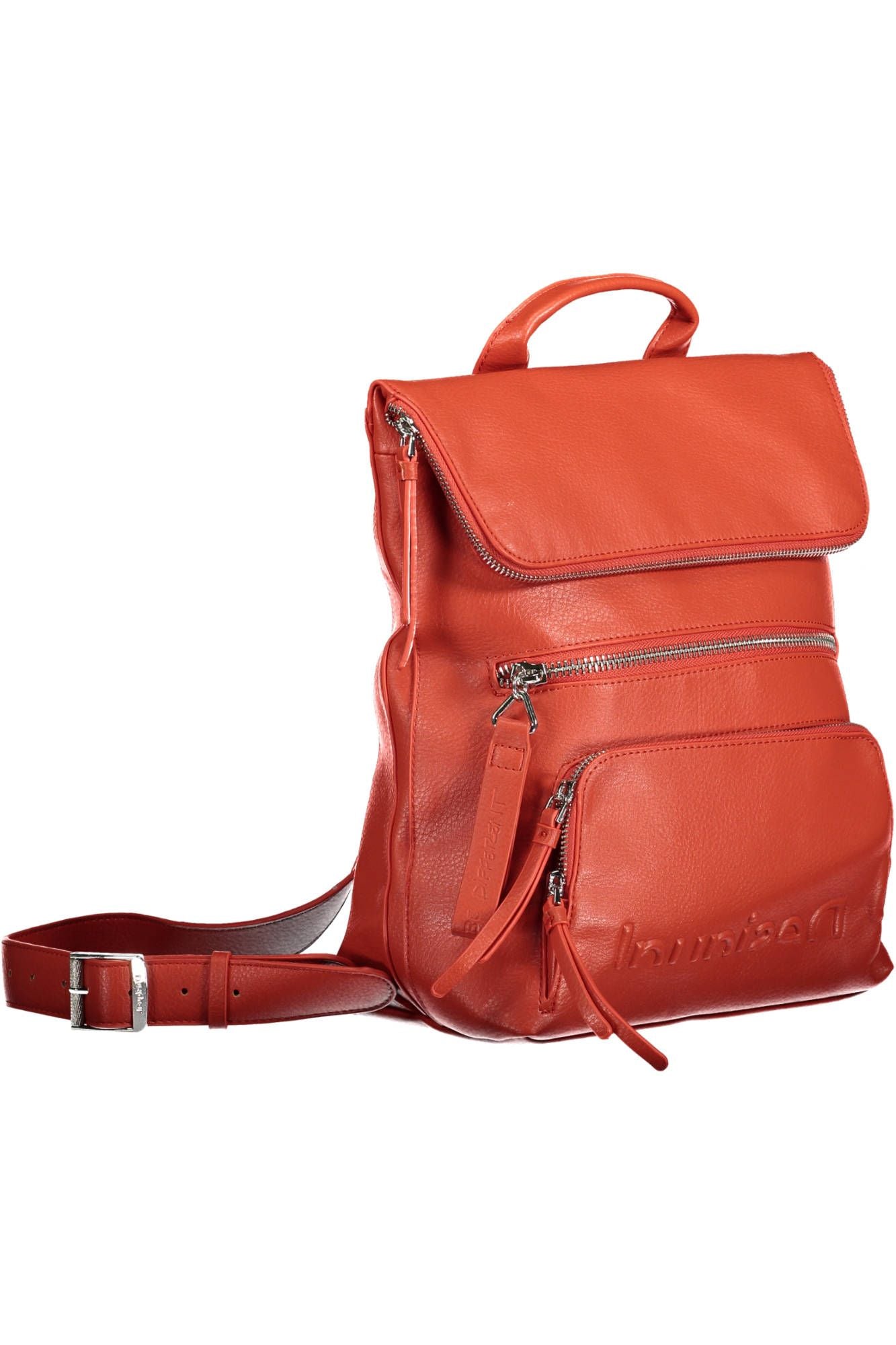 Desigual Red Polyurethane Women Backpack