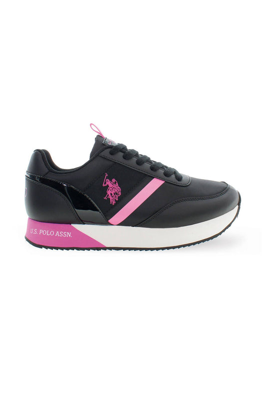 U.S. POLO ASSN. Black Polyester Women Sneaker