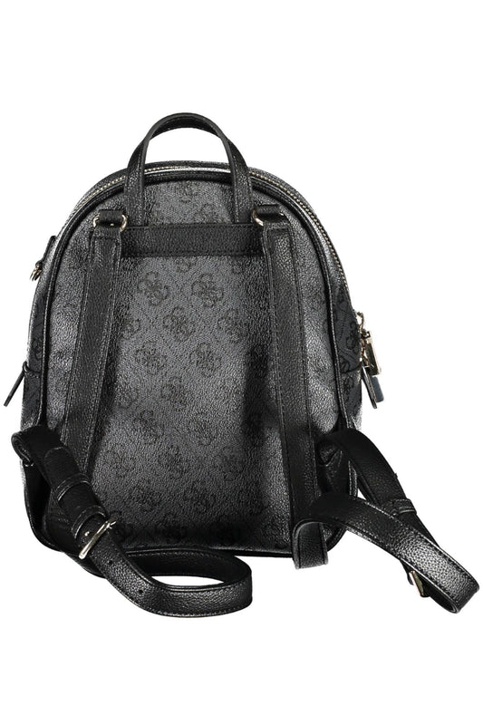 Guess Jeans Black Polyurethane Women Backpack