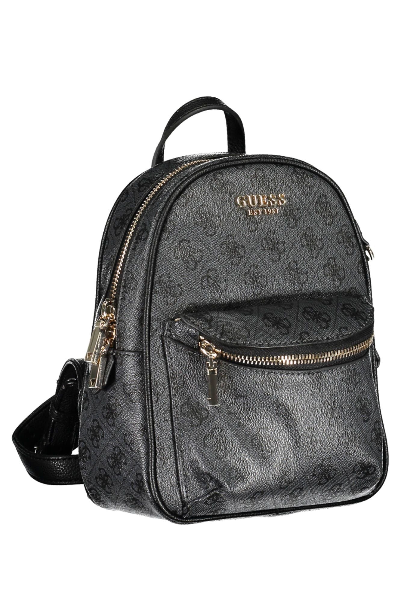 Guess Jeans Black Polyurethane Women Backpack