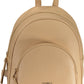 Coccinelle Beige Leather Women Backpack