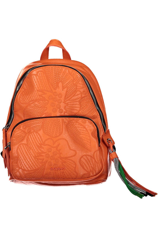 Desigual Orange Polyurethane Women Backpack