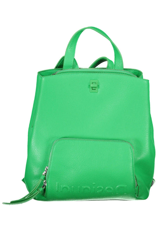 Desigual Green Polyurethane Women Backpack