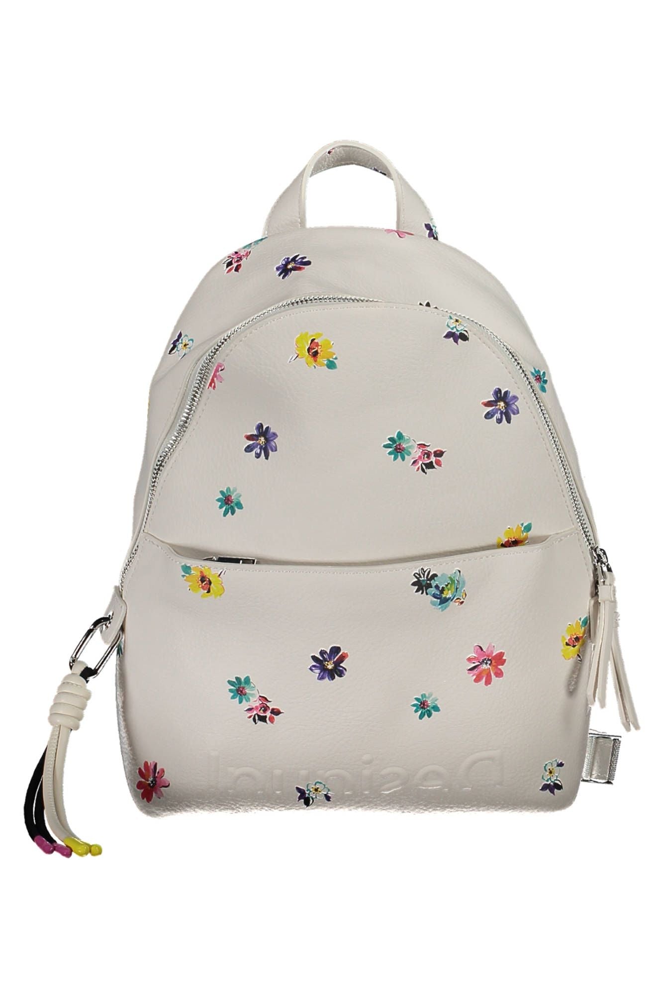 Desigual White Polyurethane Women Backpack