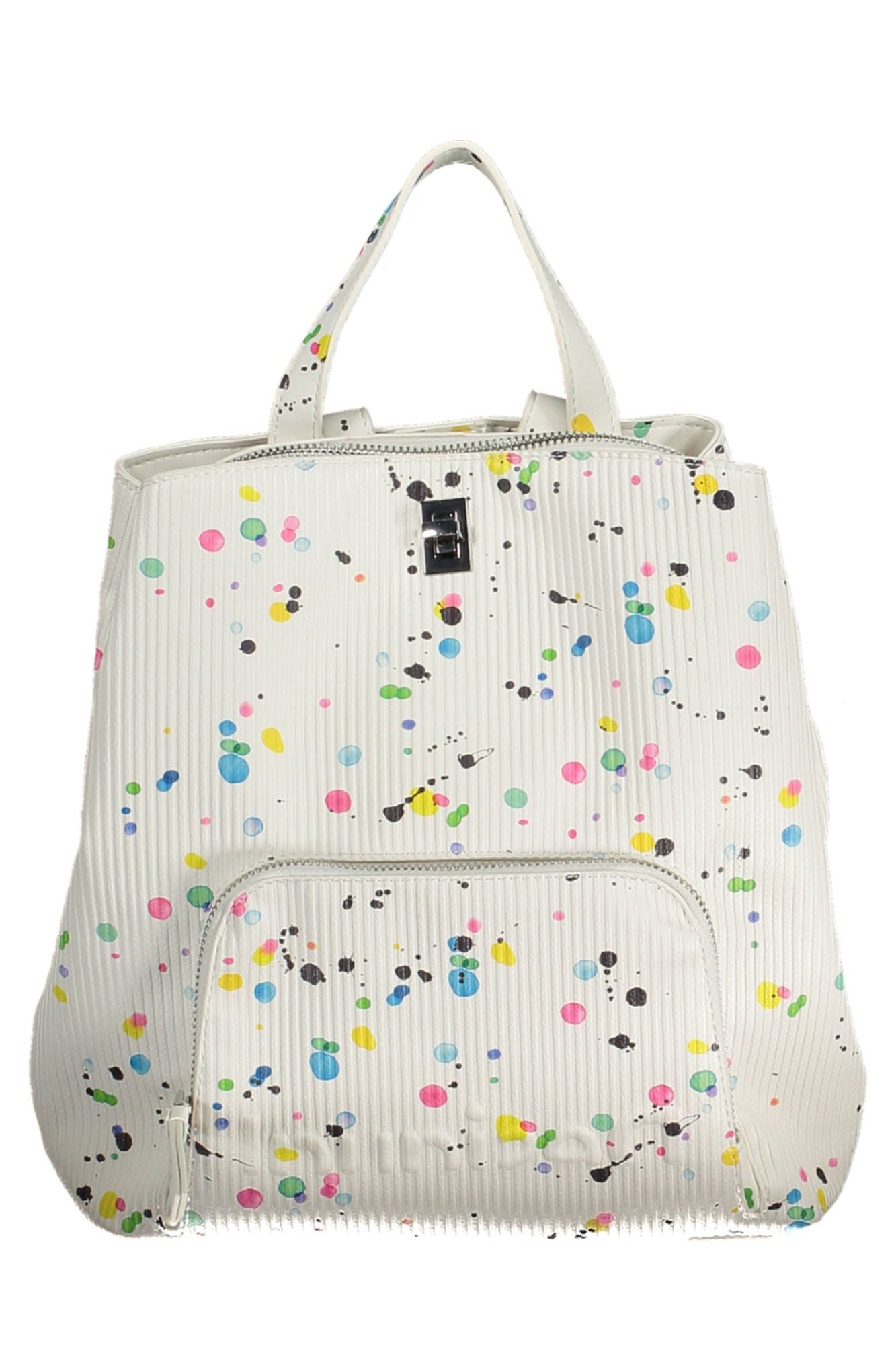 Desigual White Polyurethane Women Backpack