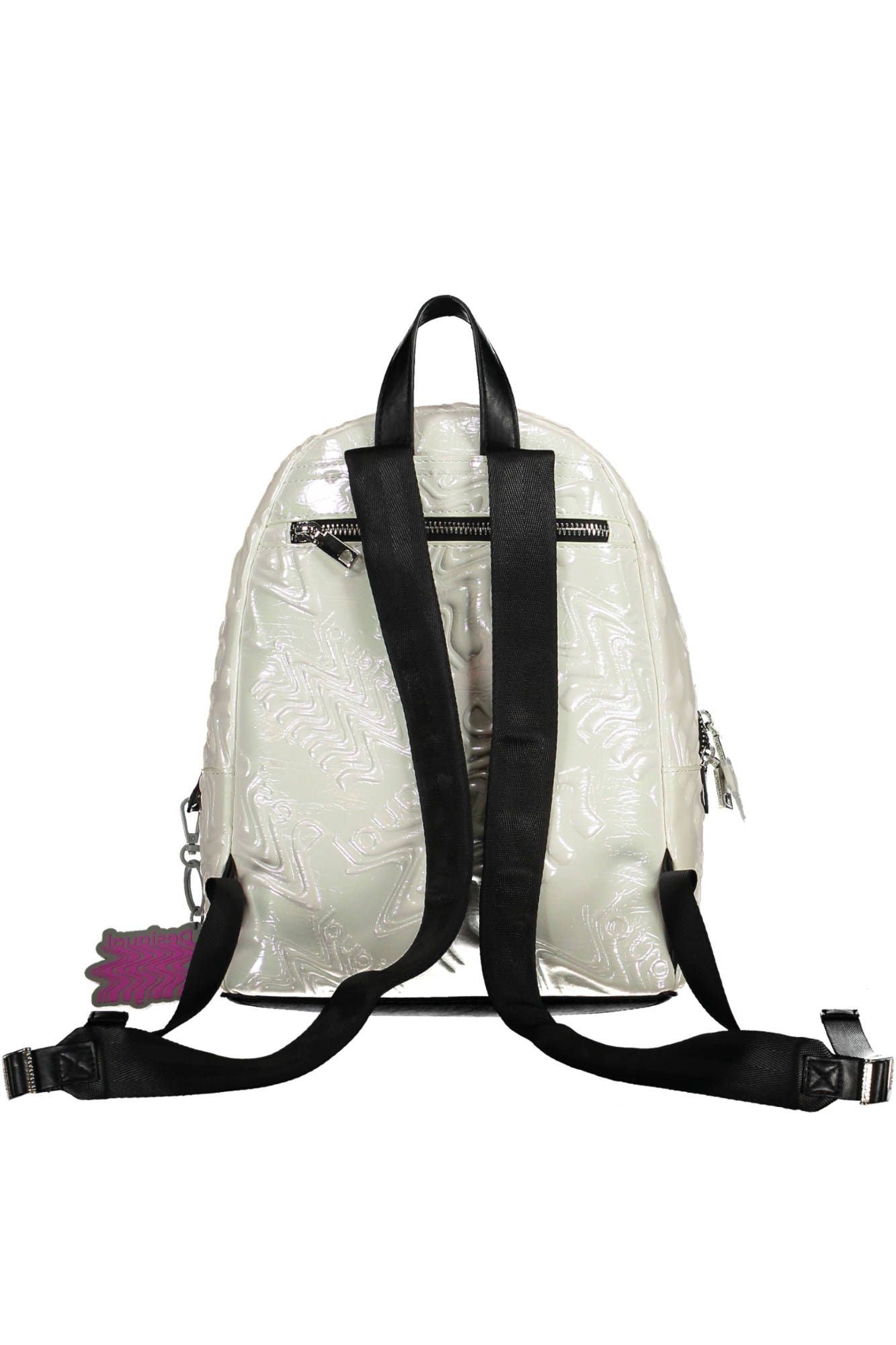 Desigual White Polyurethane Women Backpack