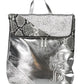 Desigual Silver Polyurethane Women Backpack