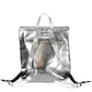 Desigual Silver Polyurethane Women Backpack