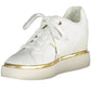 U.S. POLO ASSN. White Polyester Women Sneaker