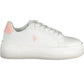 U.S. POLO ASSN. White Polyester Women Sneaker