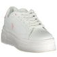 U.S. POLO ASSN. White Polyester Women Sneaker