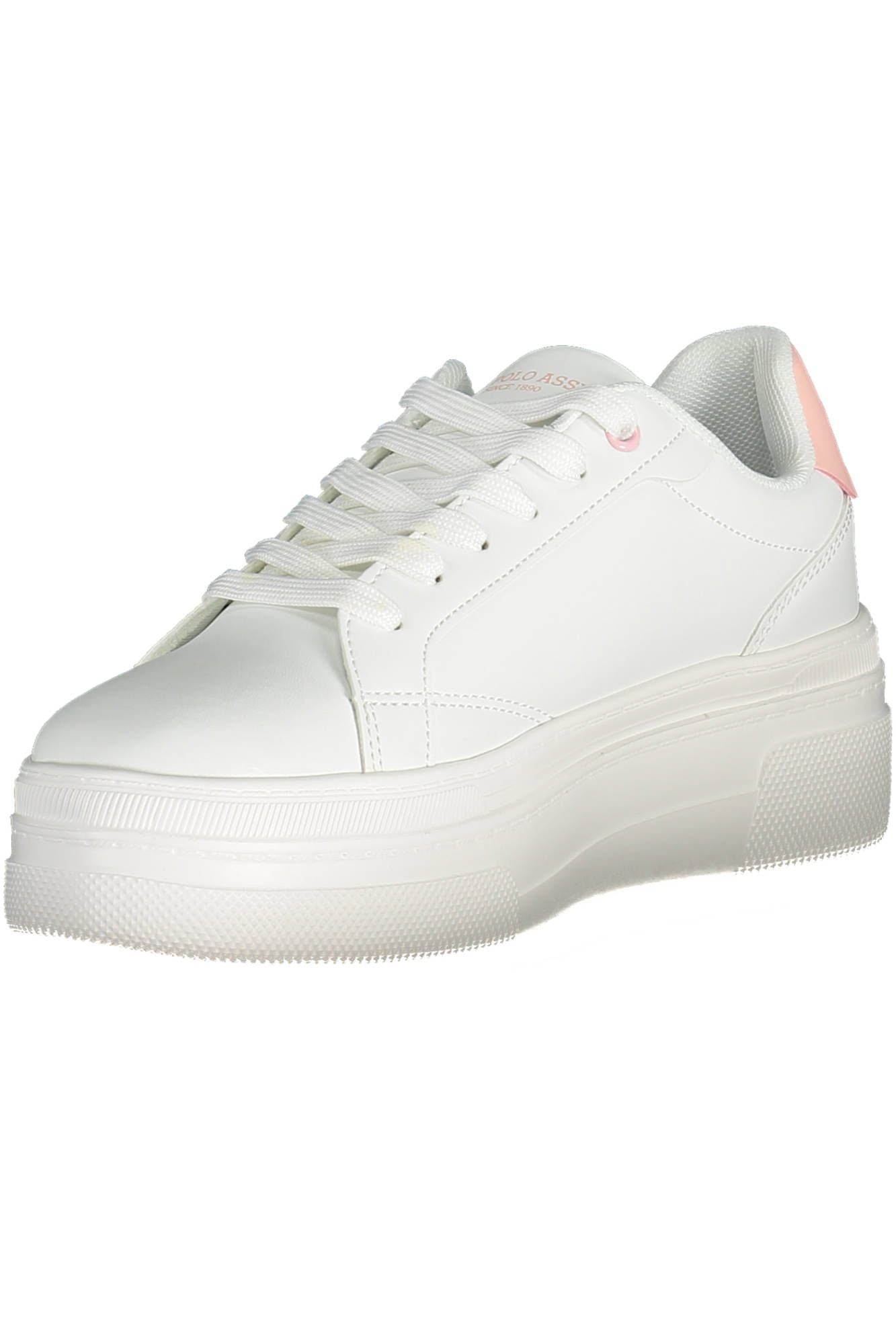 U.S. POLO ASSN. White Polyester Women Sneaker