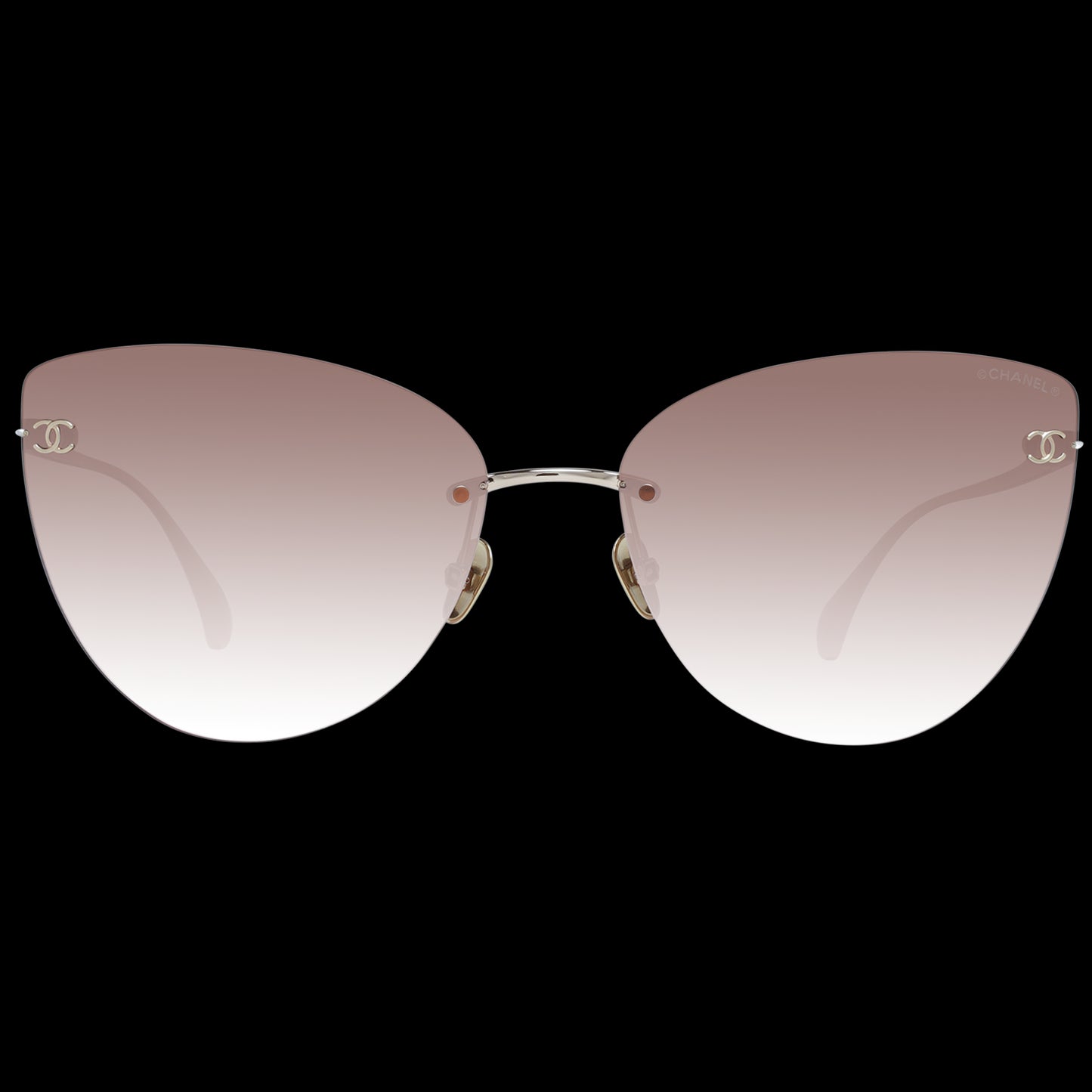 Chanel Gold Women Sunglasses