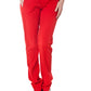 Denny Rose Red Polyester Women Pant