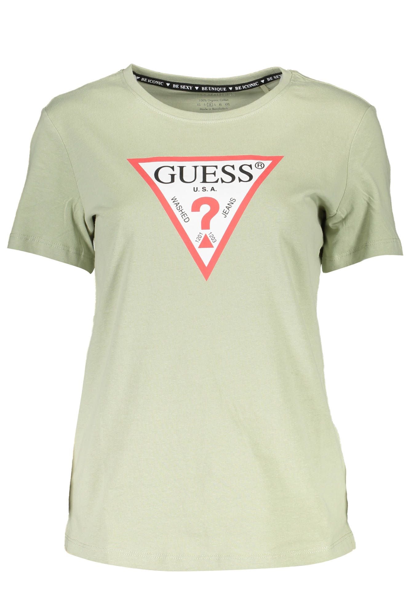 Guess Jeans Green Cotton Women TShirt