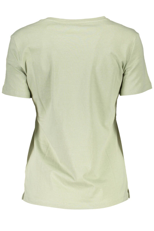 Guess Jeans Green Cotton Women TShirt