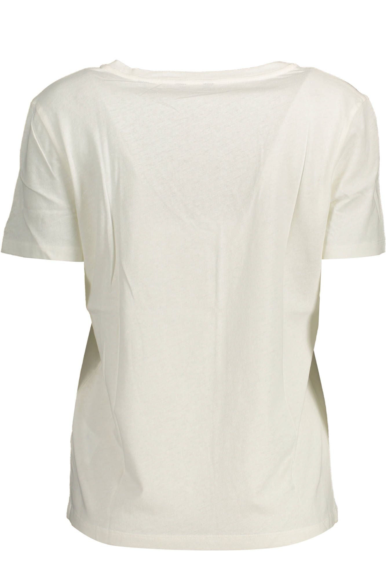 Gant White Cotton Women T-Shirt