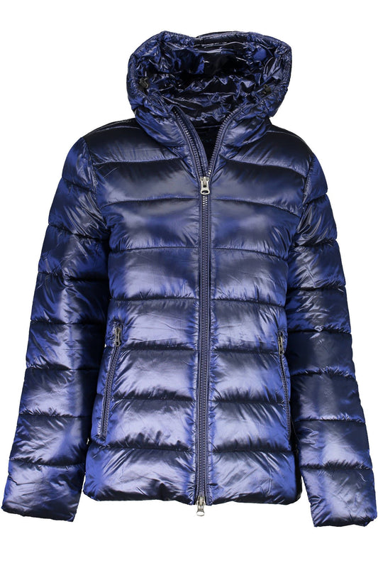 North Sails Blue Polyamide Women Jacket