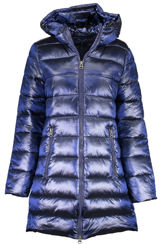 North Sails Blue Polyamide Women Jacket