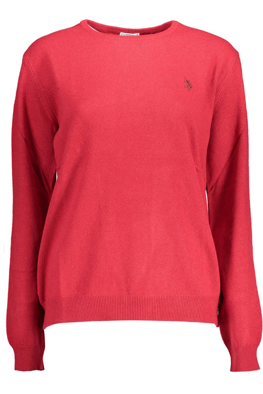 U.S. POLO ASSN. Red Wool Women Sweater