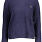 U.S. POLO ASSN. Blue Acrylic Women Sweater