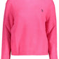 U.S. POLO ASSN. Pink Acrylic Women Sweater