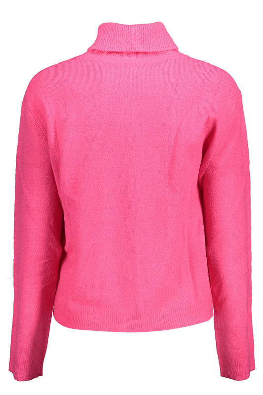 U.S. POLO ASSN. Pink Acrylic Women Sweater