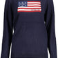 U.S. POLO ASSN. Blue Acrylic Women Sweater