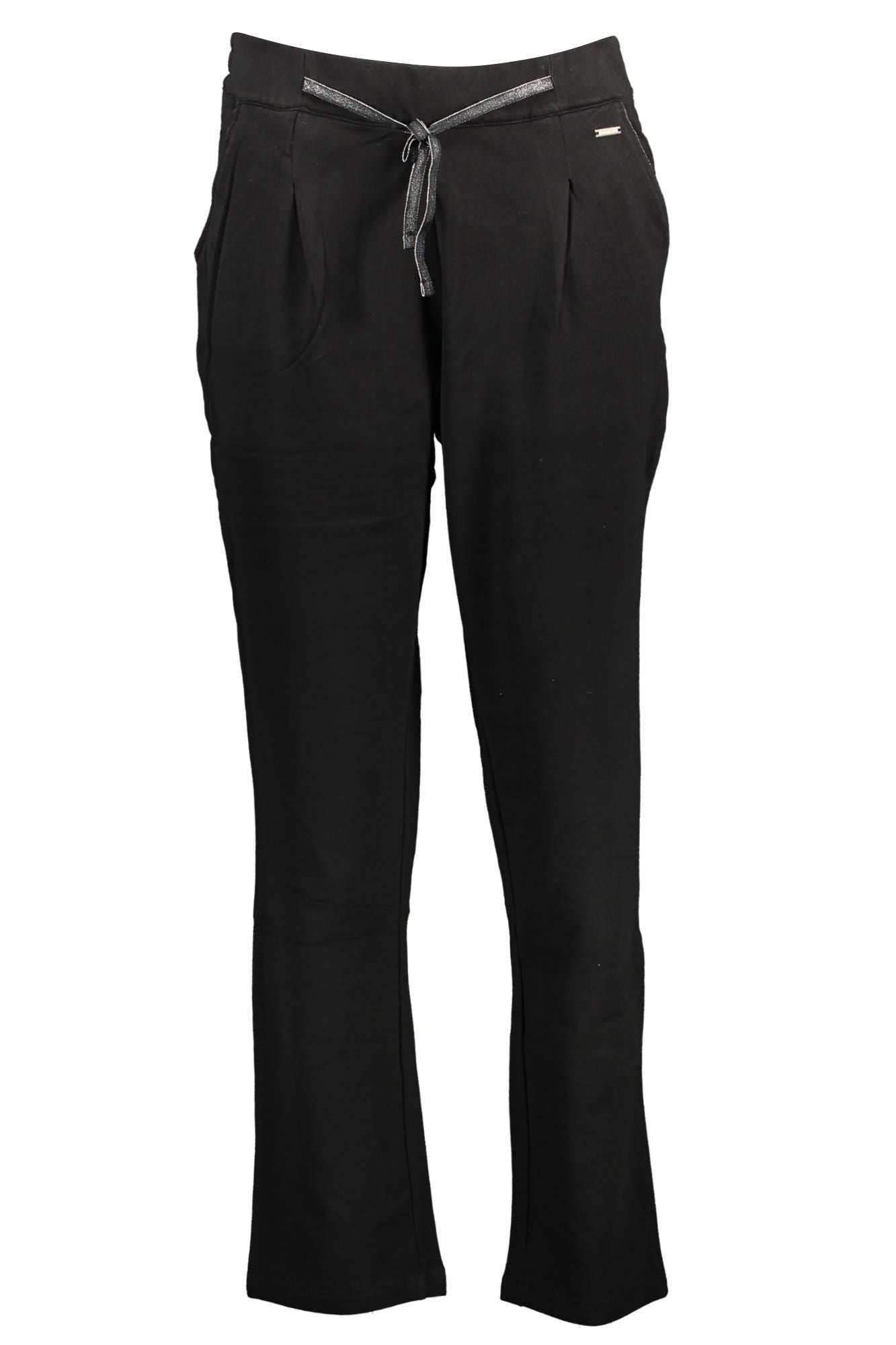 U.S. POLO ASSN. Black Cotton Women Trouser