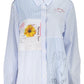 Desigual Light Blue Viscose Women Shirt