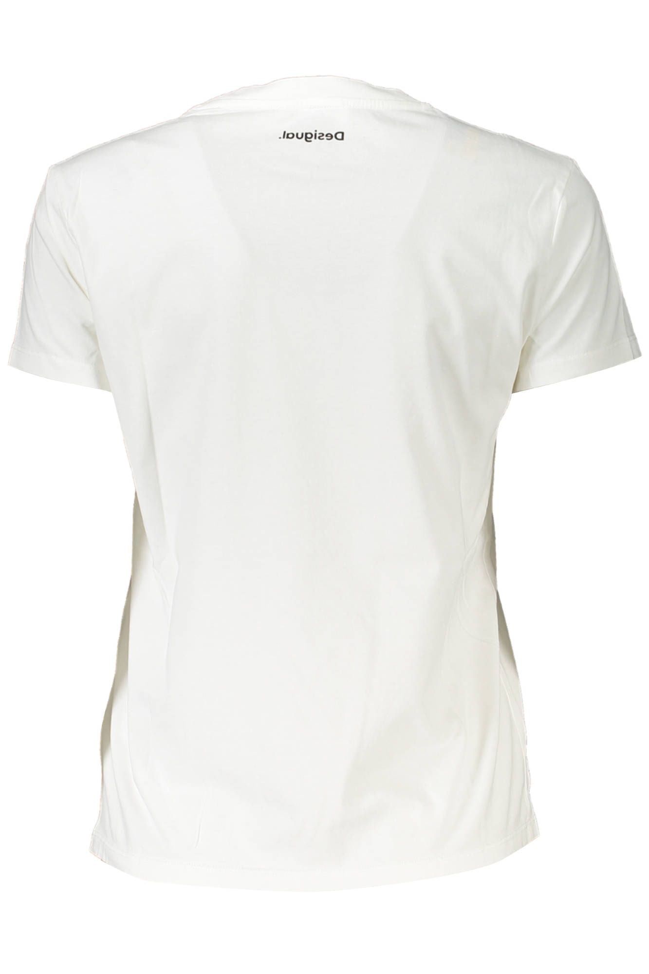 Desigual White Cotton Women T-Shirt