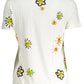 Desigual White Cotton Women T-Shirt