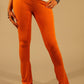 Patrizia Pepe Orange Viscose Women Legging