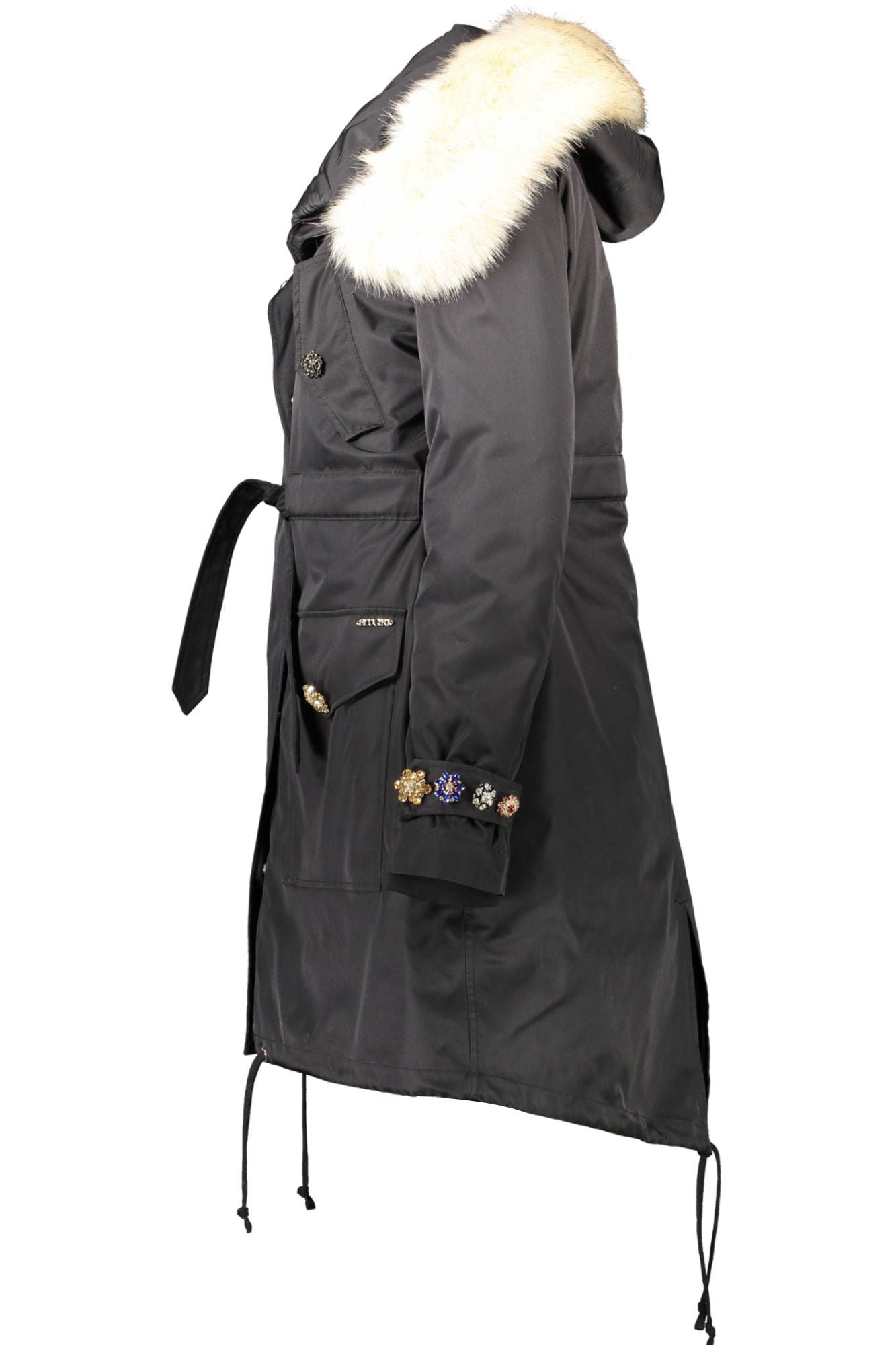 Blugirl Black Polyester Women Parka