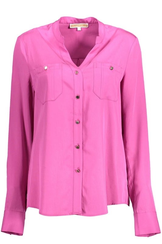 Kocca Pink Lyocell Women Shirt