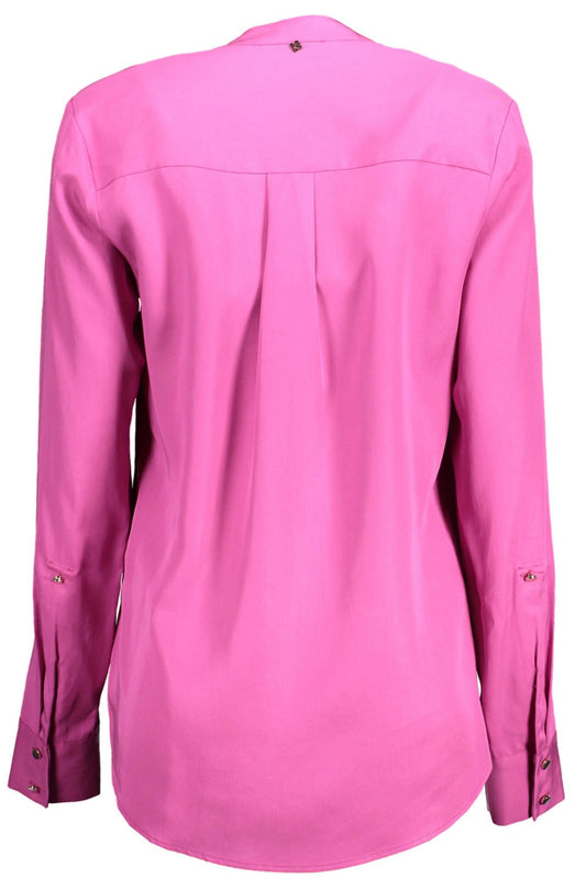 Kocca Pink Lyocell Women Shirt