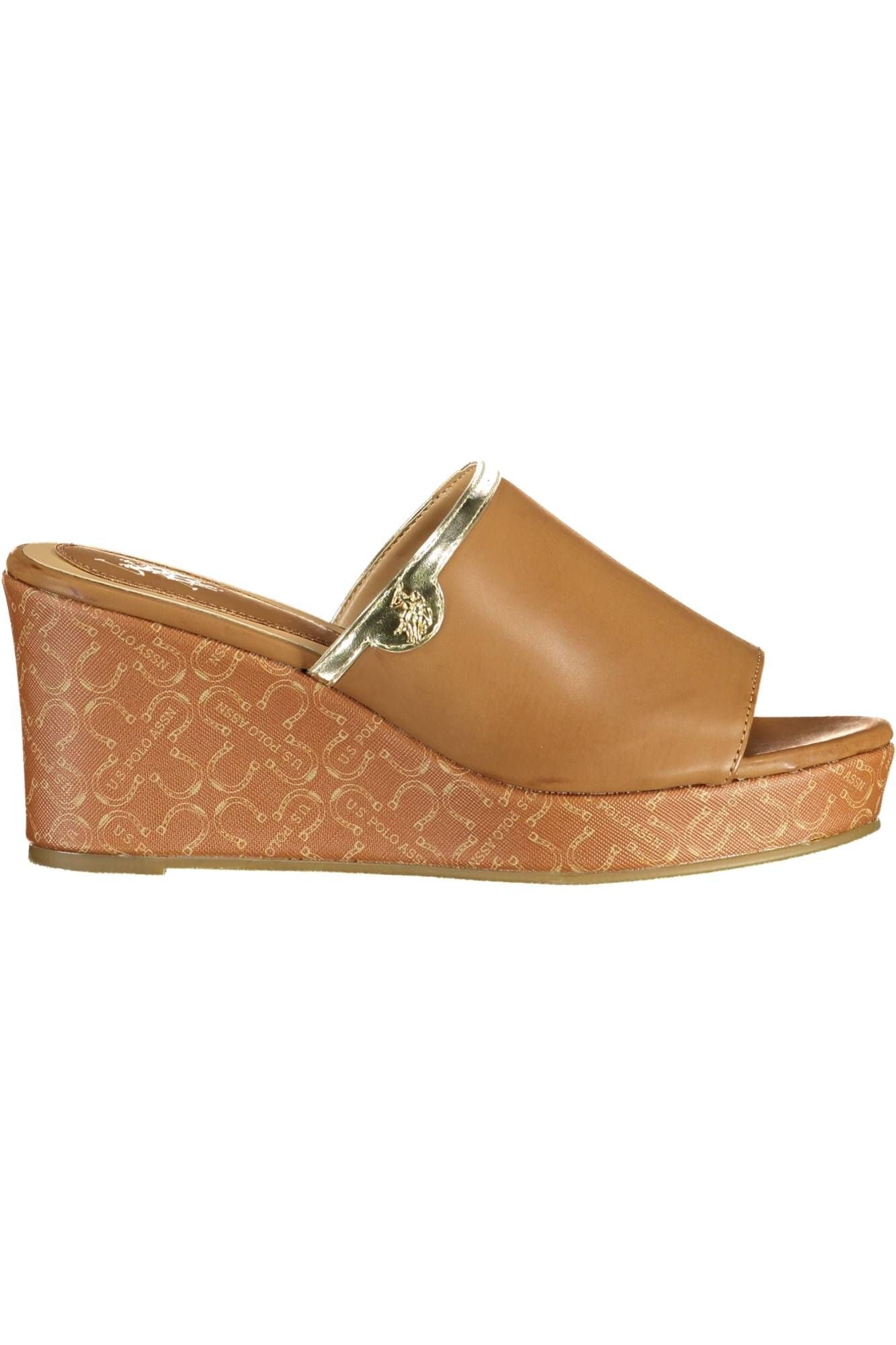 U.S. POLO ASSN. Brown Eco Suede Women Sandal