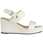 U.S. POLO ASSN. White Eco Leather Women Sandal